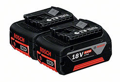  Комплект акумуляторів Bosch GBA 18 В 4,0 А·год