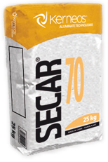 SECAR 70 — це цемент із вмістом 70% Al2O3