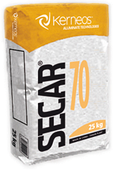 SECAR 70 — це цемент із вмістом 70% Al2O3