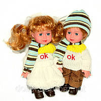 Ляльки вінілові. Джузеппе та Сесилія 18 см. Парочка