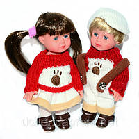 Дитячі ляльки Франческа та Паоло 18 см. Парочка