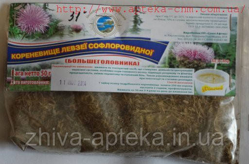 Левзея сафлоровидная (маралів корінь) 50г