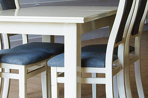 Стіл прямокутний обідній розкладний Петрос Мікс меблі, колір білий, фото 2