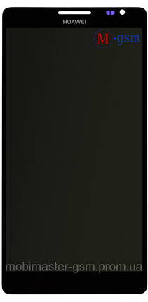 LCD-модуль Huawei Ascend Mate MT1-U06 чорний, фото 2