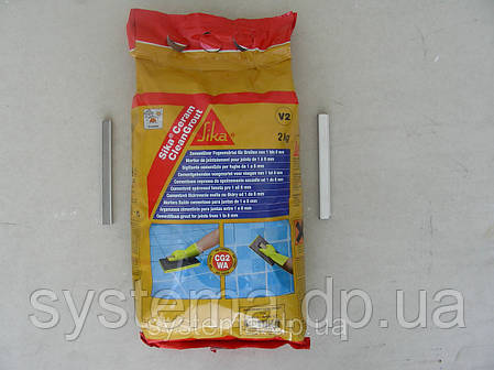 SikaCeram CleanGrout - затирка для швів в плитці, білий, 2 кг, фото 3