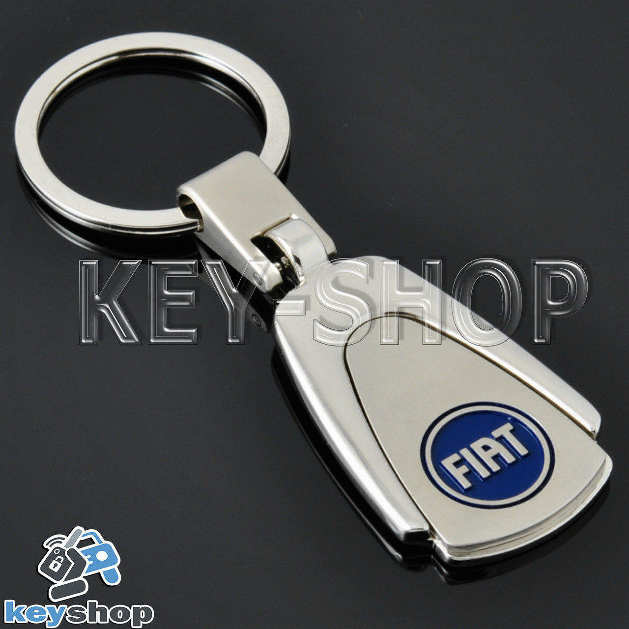 Брелок для авто ключей Fiat (Фиат) металлический - фото 1 - id-p264697293