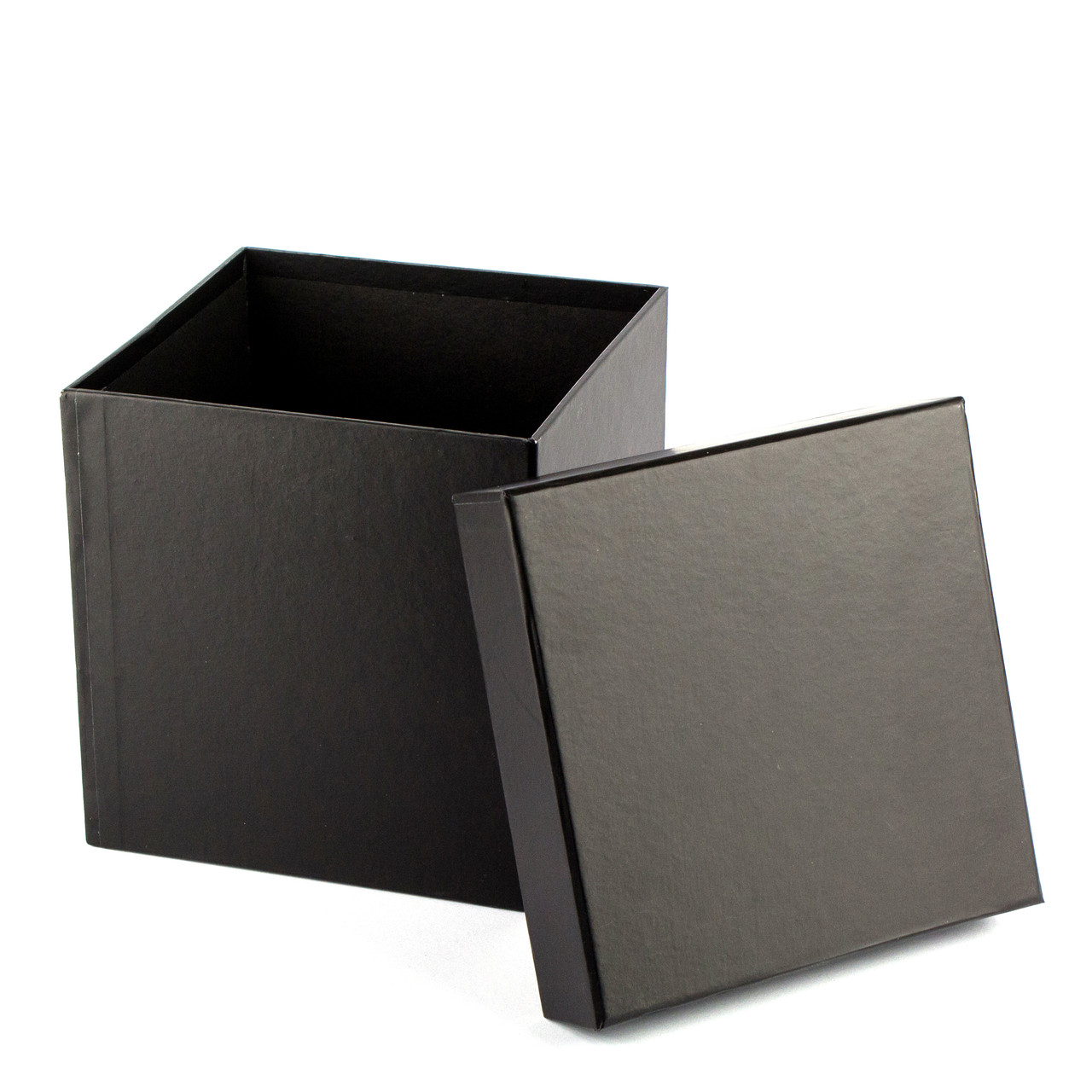 Подарочная коробка черная 13x13x13 см - фото 1 - id-p320738685