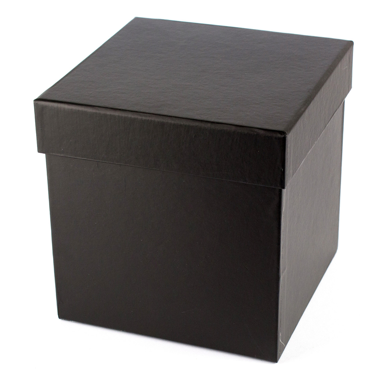 Подарочная коробка черная 13x13x13 см - фото 2 - id-p320738685