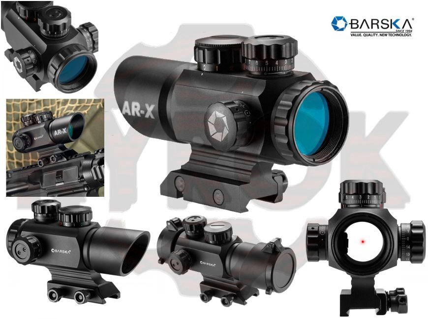 Приціл приціл Barska Multi Reticle AR-X 1x35 (Picatinny)