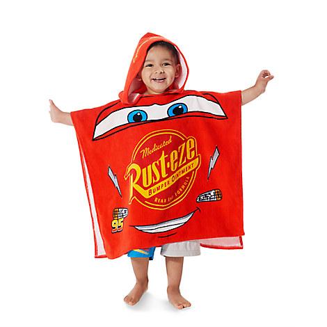 Дитячий махровий рушник з капюшоном Маквін Lightning McQueen Hooded Towel for Kids — Personalizable, фото 1