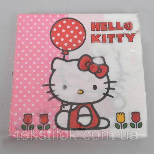 Серветки паперові "hello kitty" Польща