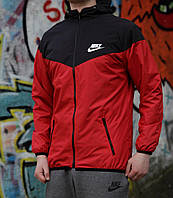 Вітровка Nike Windrunner чоловічий (червоний)