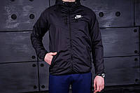 Ветровка Nike Windrunner мужской (чёрная)