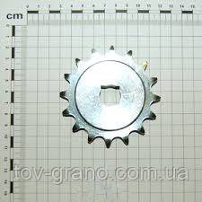 G16630400 Зірочка металева приводного колеса Z-16 Gaspardo, фото 1