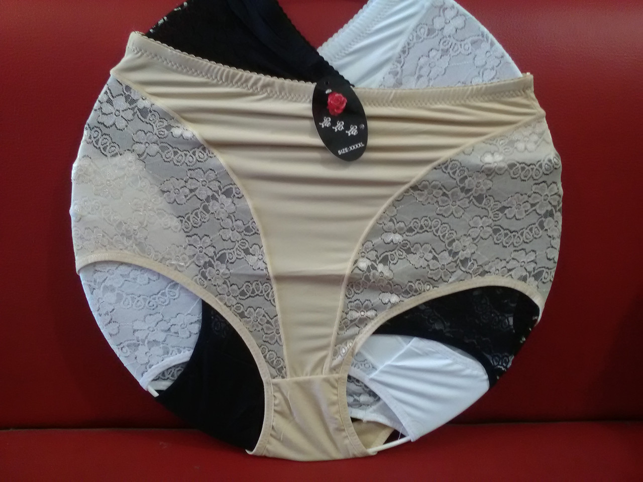 Стяжка мікрофібра С гіпюром, фото 1