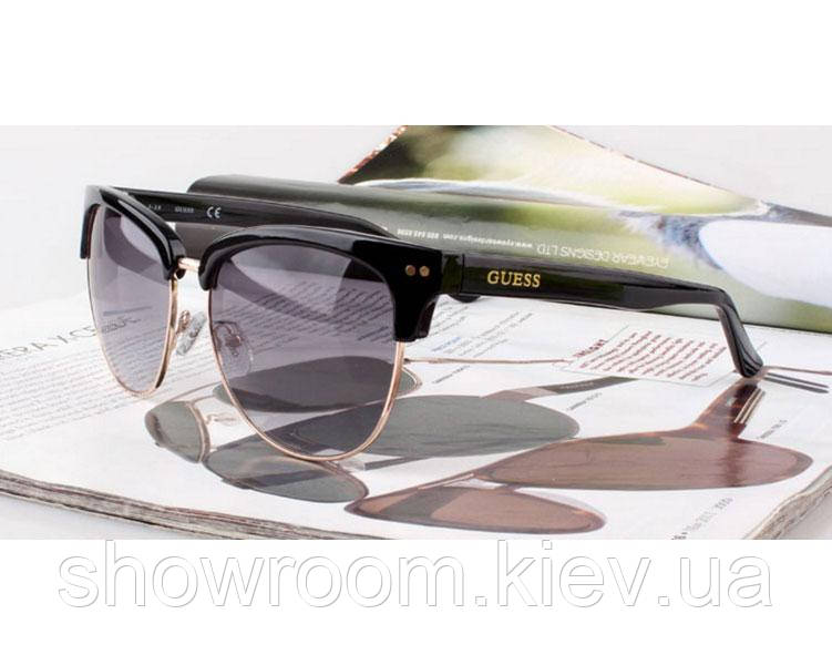 Сонцезахисні окуляри в стилі Guess (GUF 0283 black) Lux