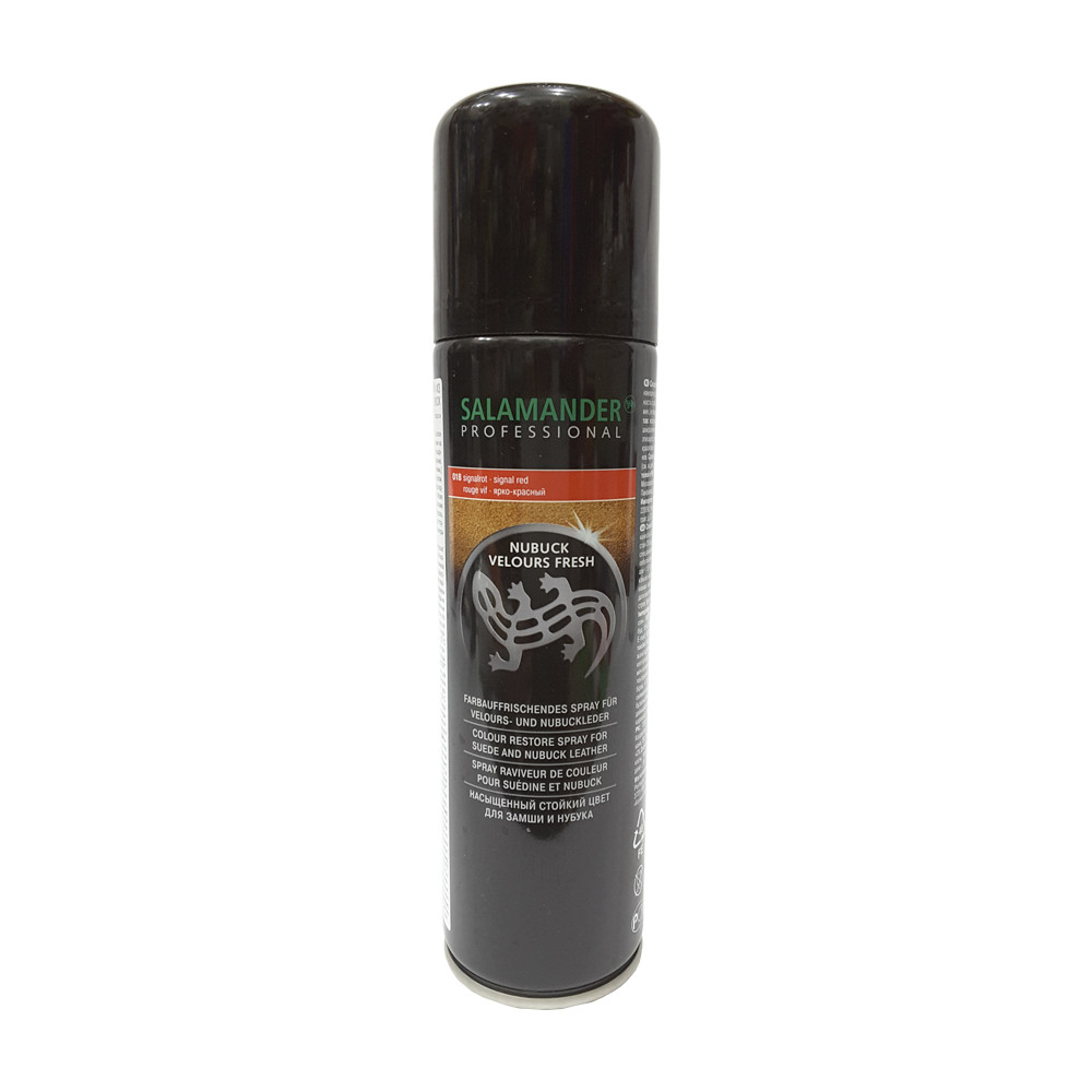 Аерозоль для замші, нубука та велюру Salamander Professional яскраво-червоний, фото 1