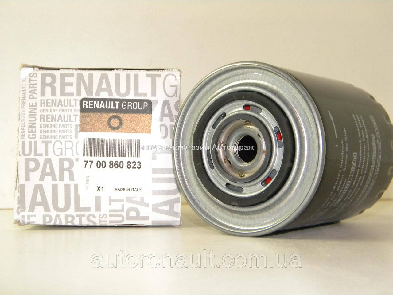 Фільтр масляний на Рено Майстер 98> 2.5 D + 2.8 dTI RENAULT (Оригінал) 7700860823, фото 1