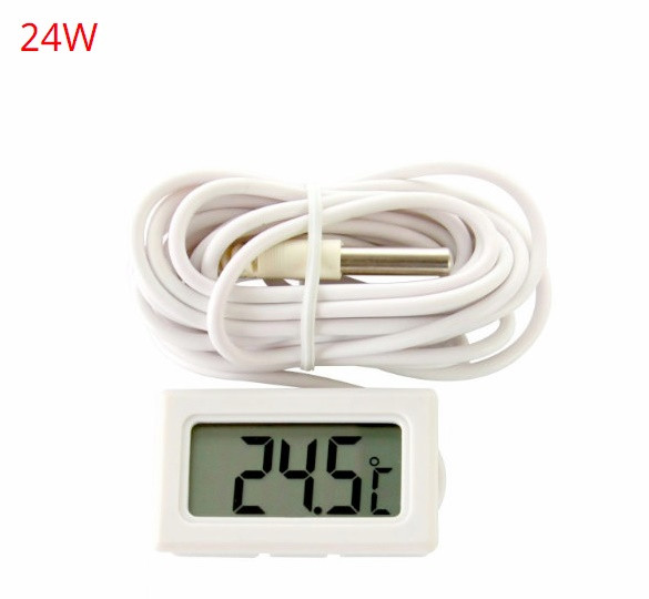 Термометр цифровий (-40/+70 °C) 24 W White Lithium Battery