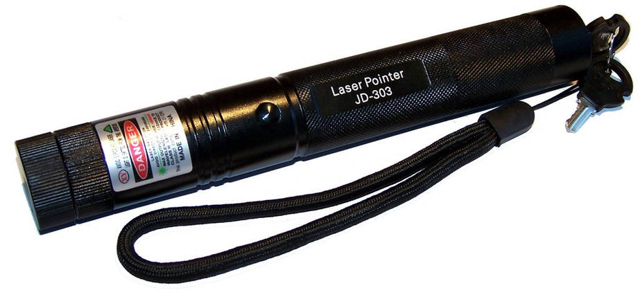 Лазерна указка YL-Laser 303 з ключем, фото 3