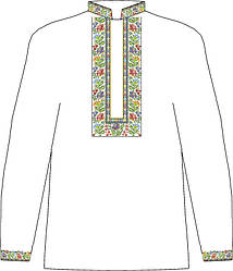 ЧСВП-36. Заготівля Чоловіча сорочка домоткана