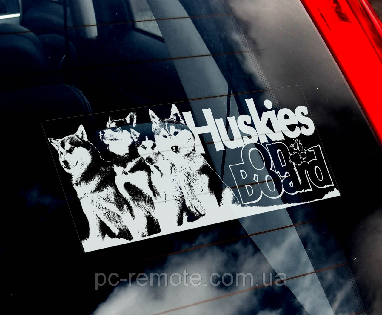 Хаски сибірський стикер, фото 1