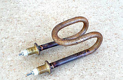 1.5 кВт ТЕН для дистилятора ДЕ-4 (ДЕ-4), мідь d = 13 мм, штуцер М18х1,5, "лижа"