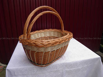 Кошики з лози 2 шт., фото 3