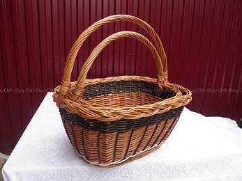 Кошики з лози 2 шт., фото 1