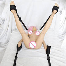 Ремені на ліжко БДСМ Bed bondage фіксатори зап'ясток та кісточок ♠, фото 2