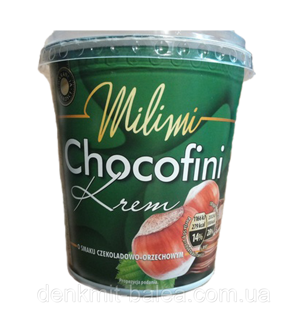 Шоколадный крем с вкусом лесного ореха Chocofini Milimi 400 гр - фото 1 - id-p533544009