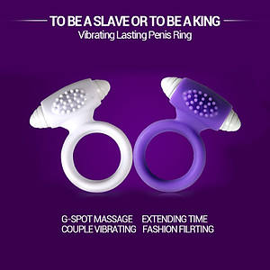 Кільце на пеніс з вібрацією для клітора ерекційне King Ring