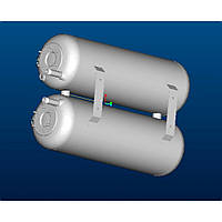 Бойлер 80 л - 3 сухих тена 2 бака - гарний дзеркальний Київ водонагрівач, фото 6