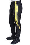 Чоловічі спортивні штани Adidas чорного кольору (плащівка). Хмельницький, фото 2