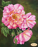 Вишивка бісером "Королева саду" 24х31