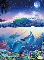 Вишивка бісером "В морських глибинах" 30х42