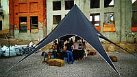 Палатка тент Звезда, 10 метров, Чёрный на 20 человек