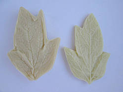 Молд листя півонії для фоамрану та глини флористичний. Молд + вайнер