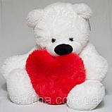 Плюшевий ведмідь 95 см білий, фото 4