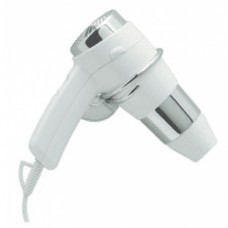 822201 ФЕН CLIPPER 1600W БІЛИЙ / ХРОМ + ХРОМІРОВАНЕ КІЛЬЦЕ