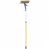 Губка для скла телескопічна, пофарбована з віджимним механізмом, поворотна