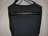 Джинсова сумка, авторська, чорно-біла з вишивкою Зебри. Ексклюзивна робота., фото 4