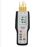 Чотириканальний термометр Xintest / Hti HT-9815 з термопарою К-типу, діапазон від -200 ° C до +1372 ° C, фото 2