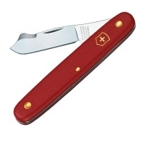 Ніж складаний, садовий Victorinox (100 мм, 2 функції), червоний 3.9040