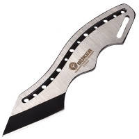 Тактичний ніж BOKER у піхвах (сталь 440с, повна довжина 15 см), сріблястий із чорним