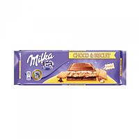 Шоколад Milka 300 г Choco&Biscuit