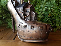 Статуетка Veronese Місто в туфлі Стімпанк WU76936A4, фото 4