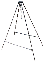 Підставка для багаття під шампури, казанок
