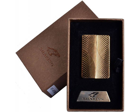 Запальничка подарункова SHARING (спіраль розжарювання, USB) No4701-3, фото 1