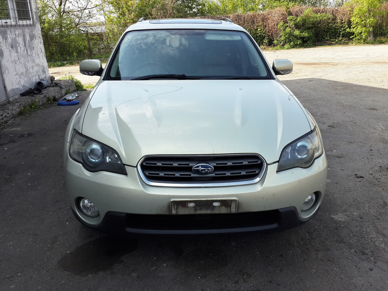 Бампер Subaru Outback/Субару Аутбек 2003-2005, 57704-AG010